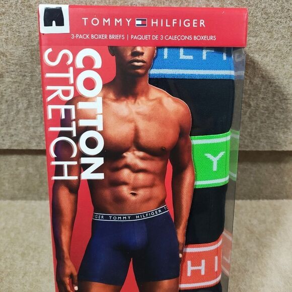Tommy Hilfiger Men's Cotton Stretch Boxer Briefs #K - Picture 1 of 6